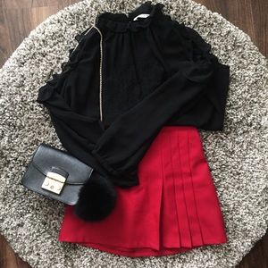 Mini Red Skirt